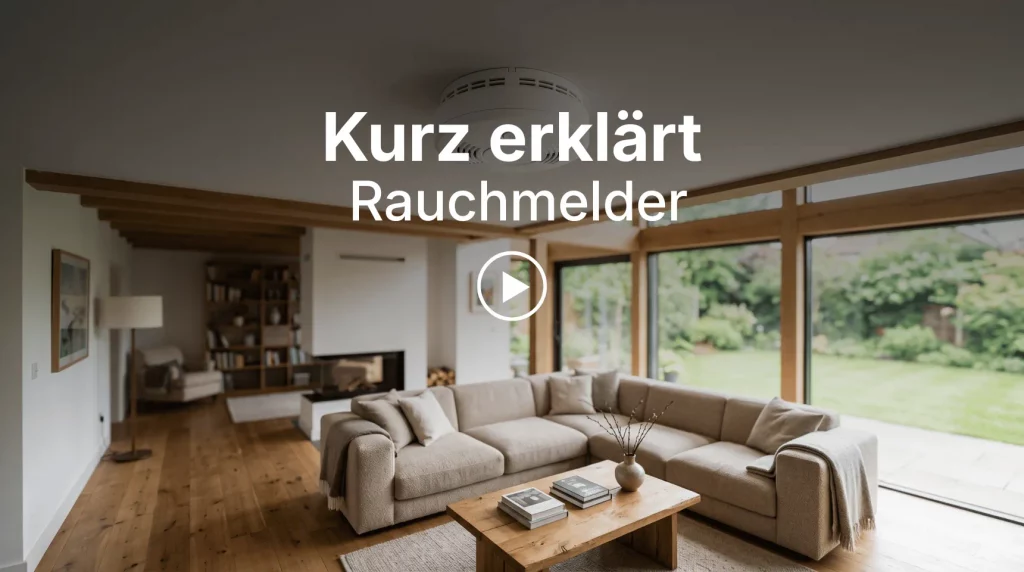 Titelbild des Kurz erkl&auml;rt Videos zum Thema Rauchmelder