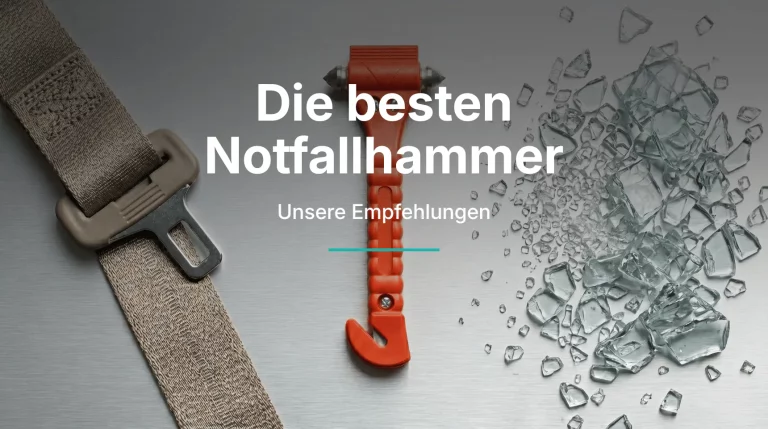 Notfallhammer mit Gurtschneider und Sicherheitsgurt zur Rettung aus Fahrzeugen | Alltagssicherheit