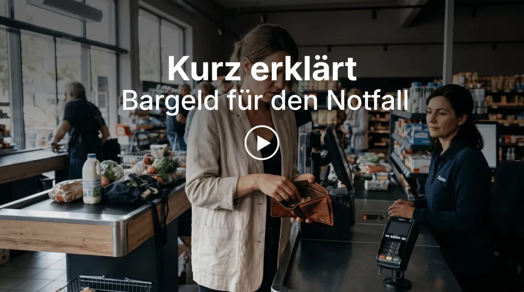 Titelbild zum Kurz-erkl&auml;rt-Video &uuml;ber Bargeld f&uuml;r den Notfall