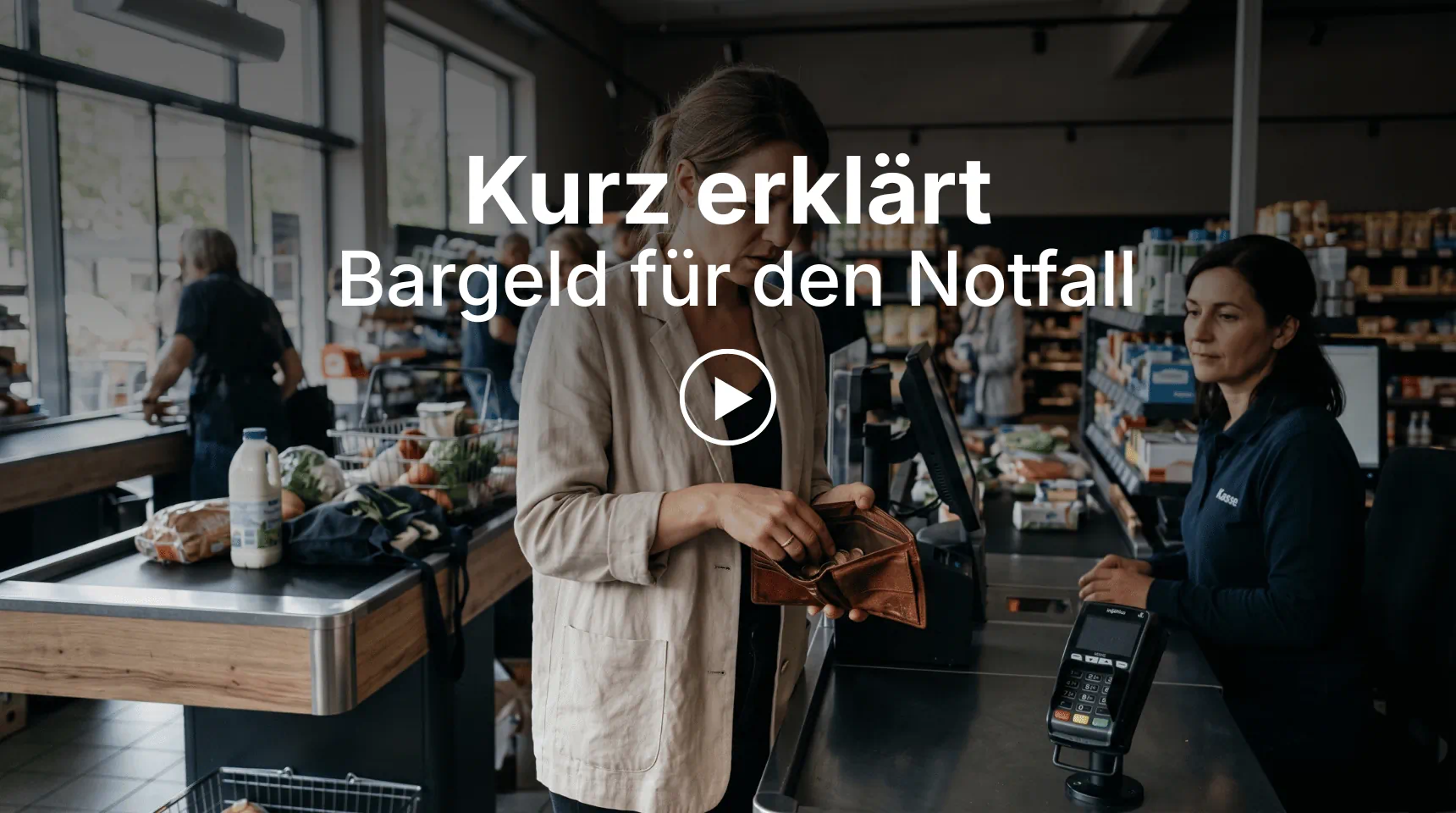 Titelbild zum Kurz-erkl&auml;rt-Video &uuml;ber Bargeld f&uuml;r den Notfall