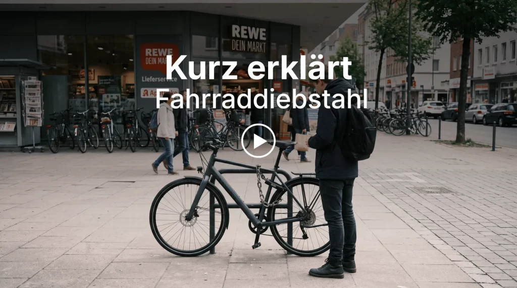 Fahrrad vor Diebstahl sch&uuml;tzen &ndash; Kurz erkl&auml;rt zum Fahrraddiebstahlschutz