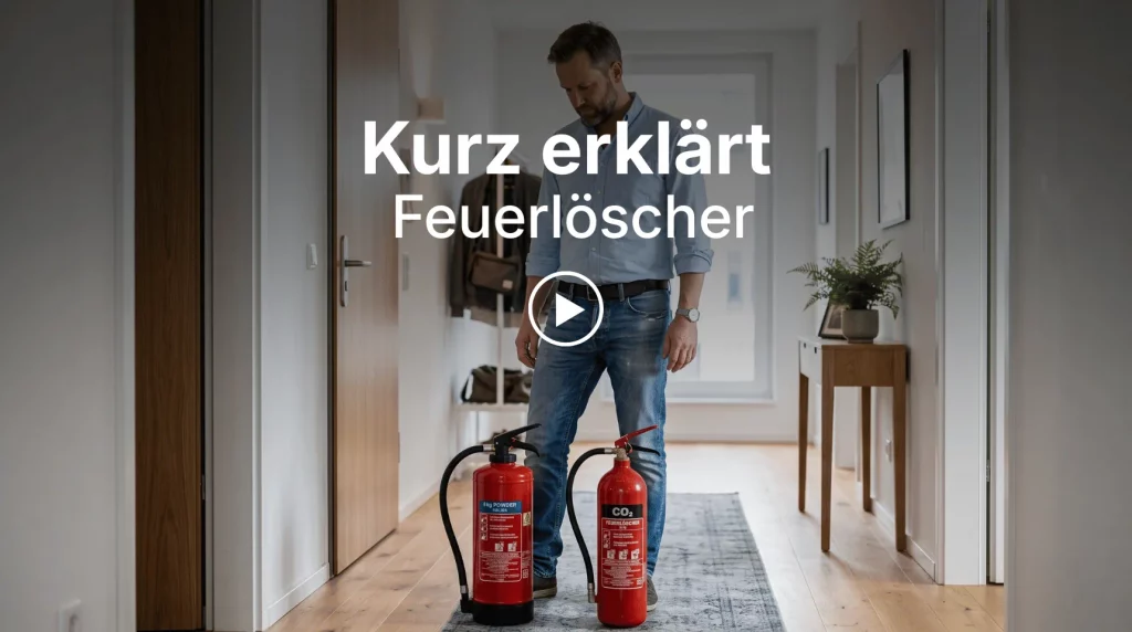 Kurz-erkl&auml;rt-Video zur Auswahl des richtigen Feuerl&ouml;schers f&uuml;r zu Hause.