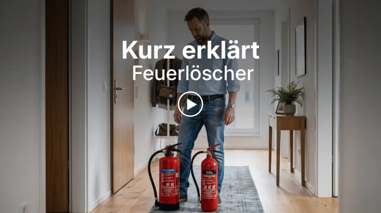 Kurz-erkl&auml;rt-Video zur Auswahl des richtigen Feuerl&ouml;schers f&uuml;r zu Hause.
