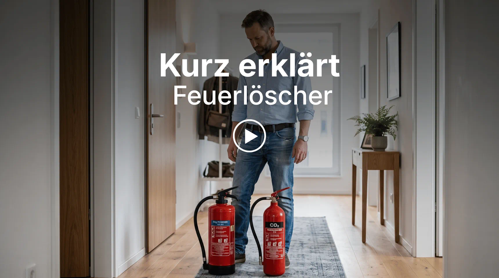 Kurz-erkl&auml;rt-Video zur Auswahl des richtigen Feuerl&ouml;schers f&uuml;r zu Hause.