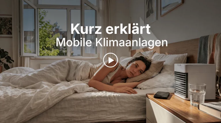 Vorschaubild zum Kurz erkl&auml;rt-Video &uuml;ber mobile Klimaanlagen.