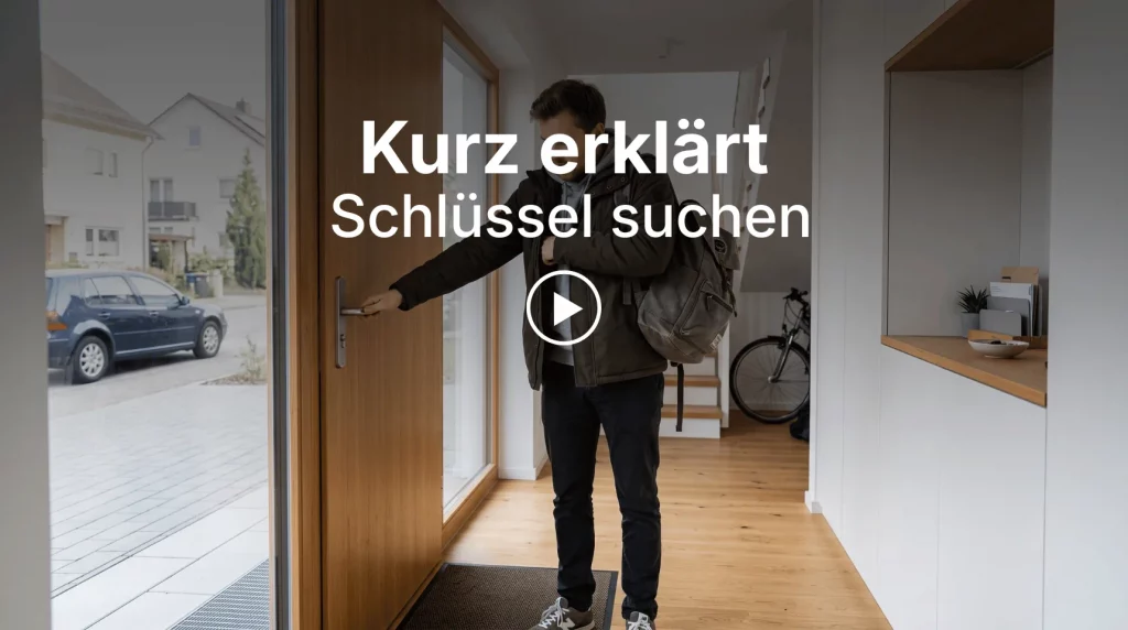 Titelbild der Kurz erkl&auml;rt-Seite zum Thema Schl&uuml;ssel suchen mit Bluetooth-Tracker.